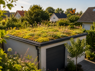 Biodiversität auf dem Garagendach: Extensivbegrünung selber anlegen