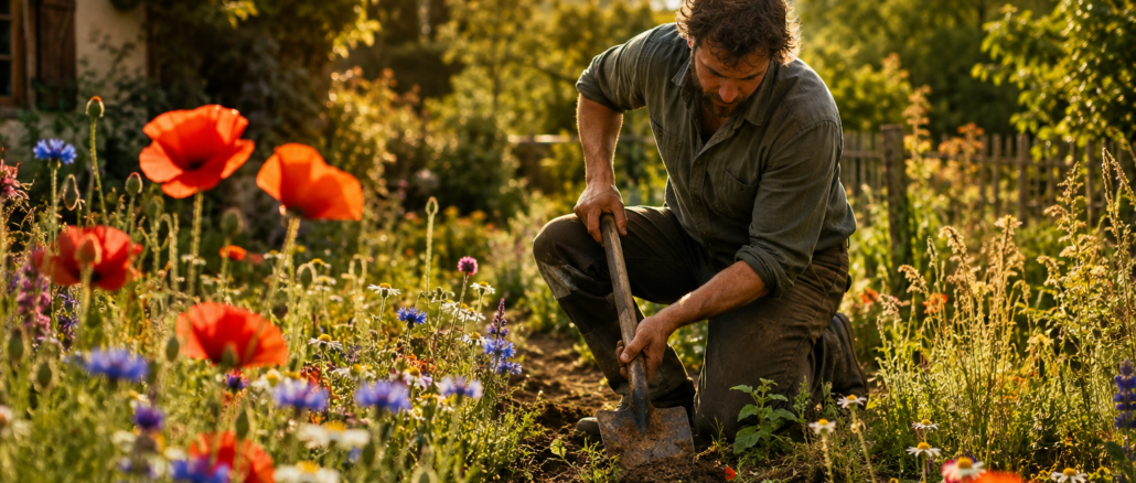 Eine Wildblumenwiese auf nährstoffreichem Boden anlegen: Den Boden richtig abmagern