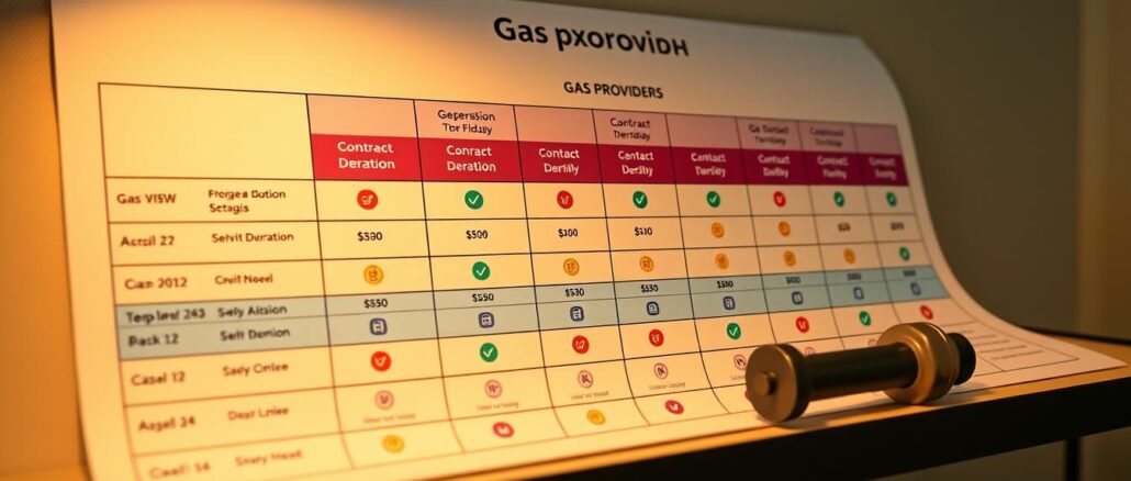 Gasanbieter-Vergleich Vertragsdauer Rabatte