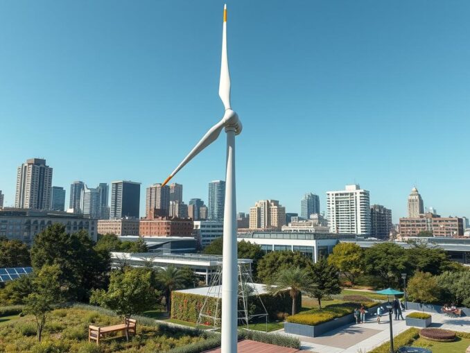 Kleinwindanlage Urban Green Energy (UGE) VisionAIR5