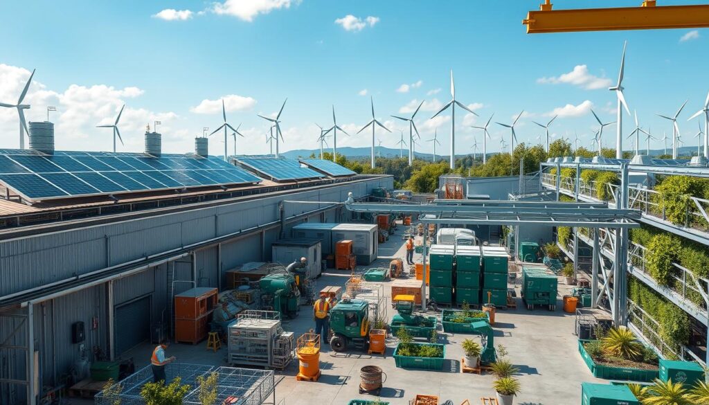 Klimaschutzmaßnahmen Unternehmen in der Produktion