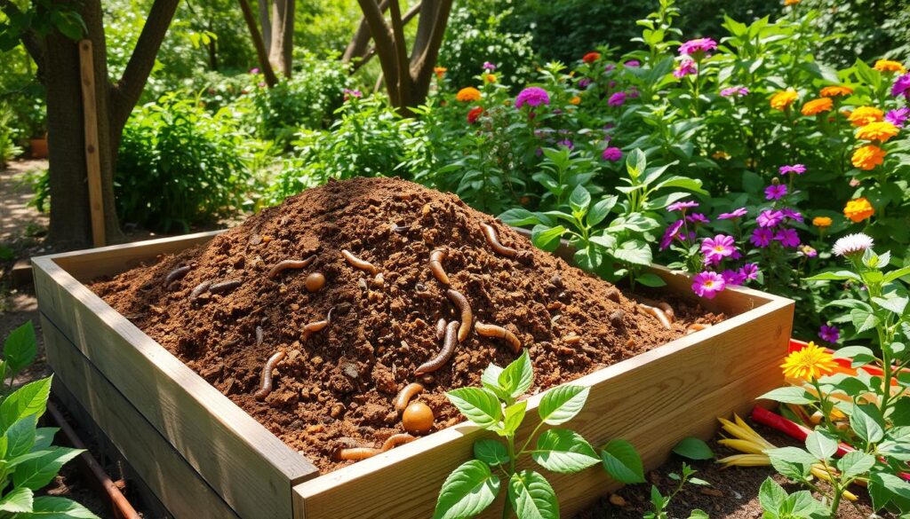 Kompostierung im Garten