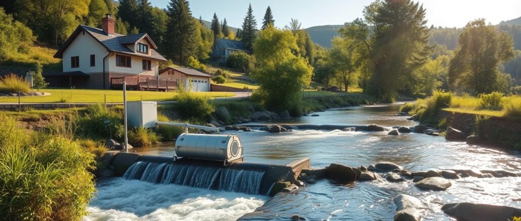 Mini-Wasserkraftwerke für Hausbesitzer