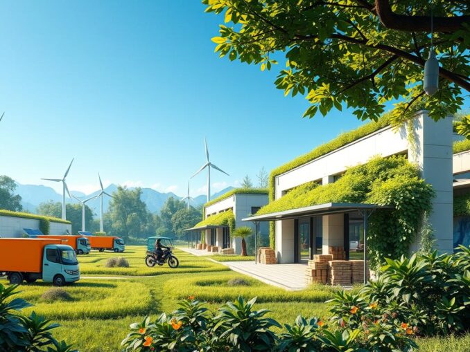 Nachhaltige Logistik CO₂ Reduktion