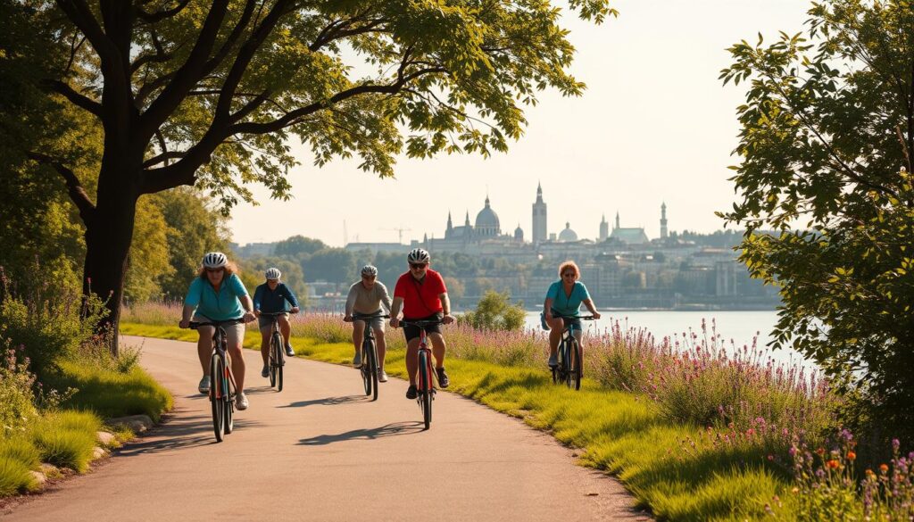 Nachhaltige Radtour am Main