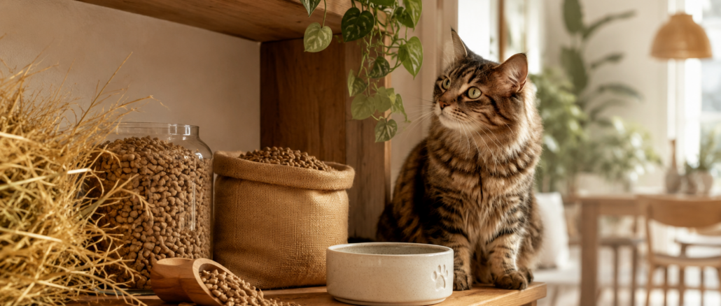 Nachhaltige Tierhaltung: Öko-Katzenstreu aus Holzpellets und Stroh im Test
