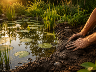 Naturnaher Gartenteich ohne Plastikfolie: Ton- und Lehmabdichtung im Praxistest