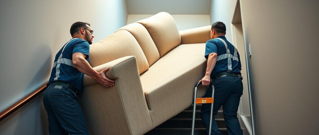 Professionelle Umzugshilfe beim Möbeltransport