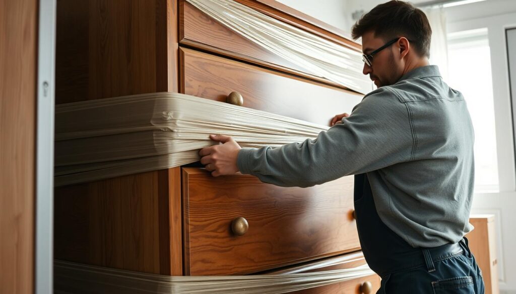 Professioneller Möbeltransport mit fachgerechter Verpackung Professioneller Möbeltransport mit fachgerechter Verpackung