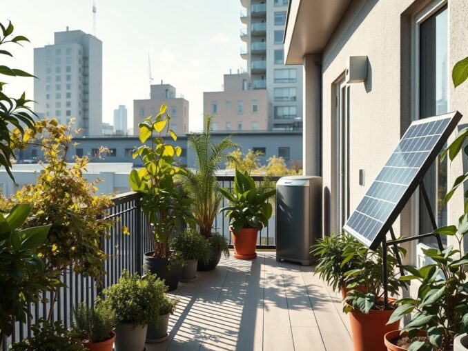 Renewable Balkon-Kraftwerk