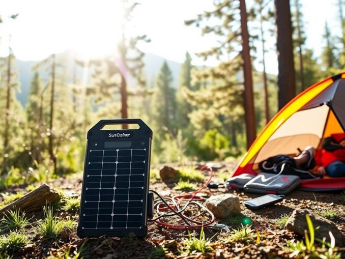 SunCrafter Compact 800: Mobiles Solarpanel für Outdoor 1 SunCrafter Compact 800