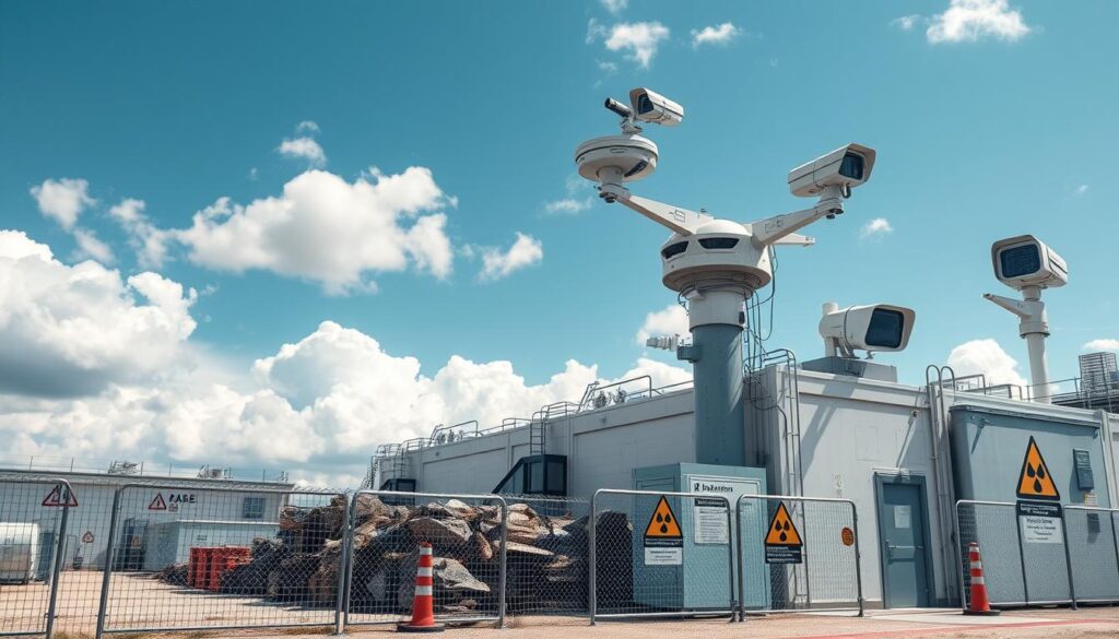 Überwachungssysteme in Zwischenlagern