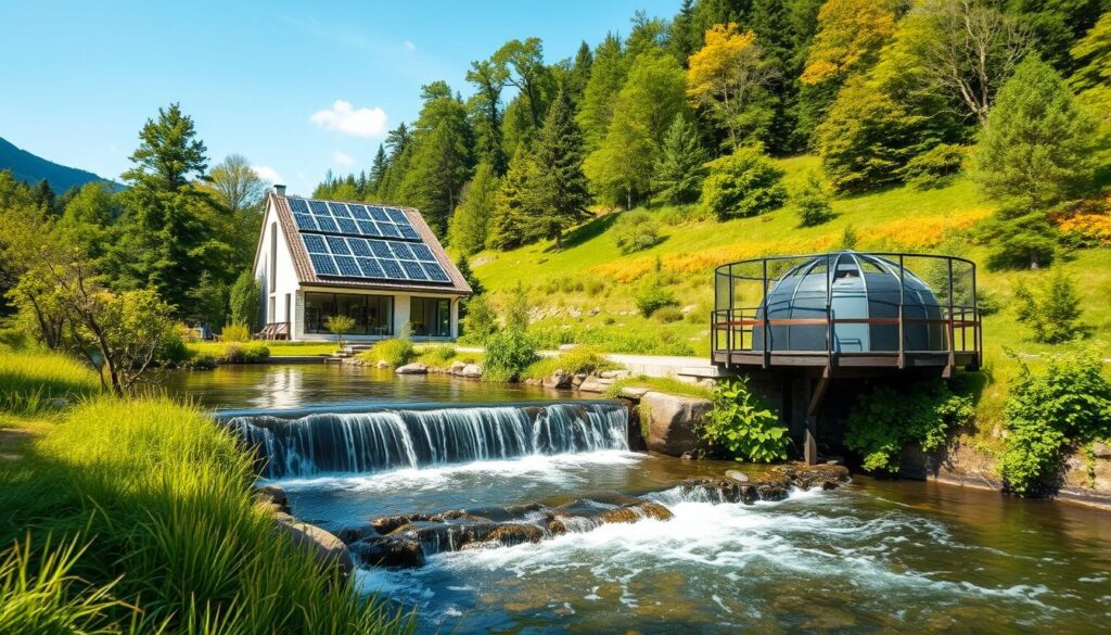Umweltfreundliche Energie für Haushalte