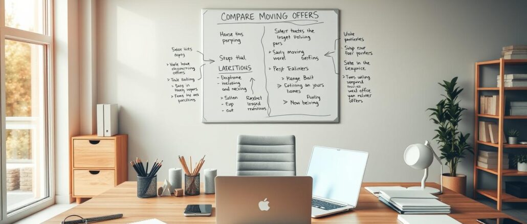 Umzugsplanung und Umzugsangebot vergleichen