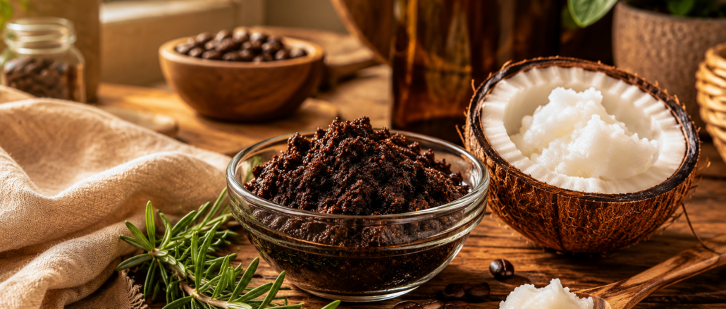 Upcycling von Kaffeesatz: Ein natürliches Körperpeeling gegen Cellulite herstellen