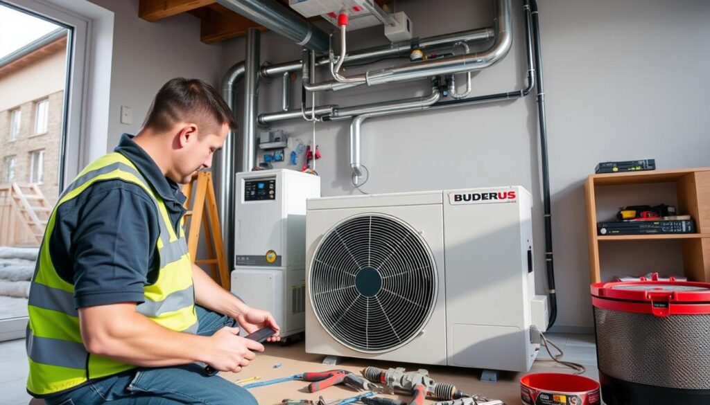 Wärmepumpeninstallation