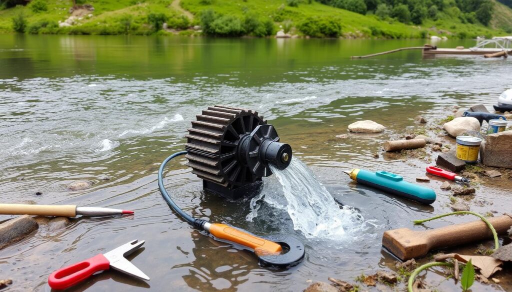 Wartung kleine Wasserkraftanlagen
