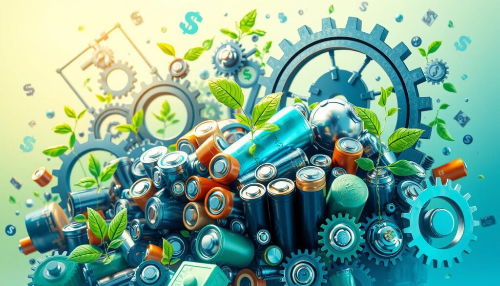 Wirtschaftliche Aspekte des Batterierecyclings