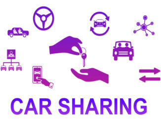 Konzept vom Carsharing