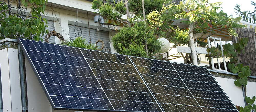 solar am balkon