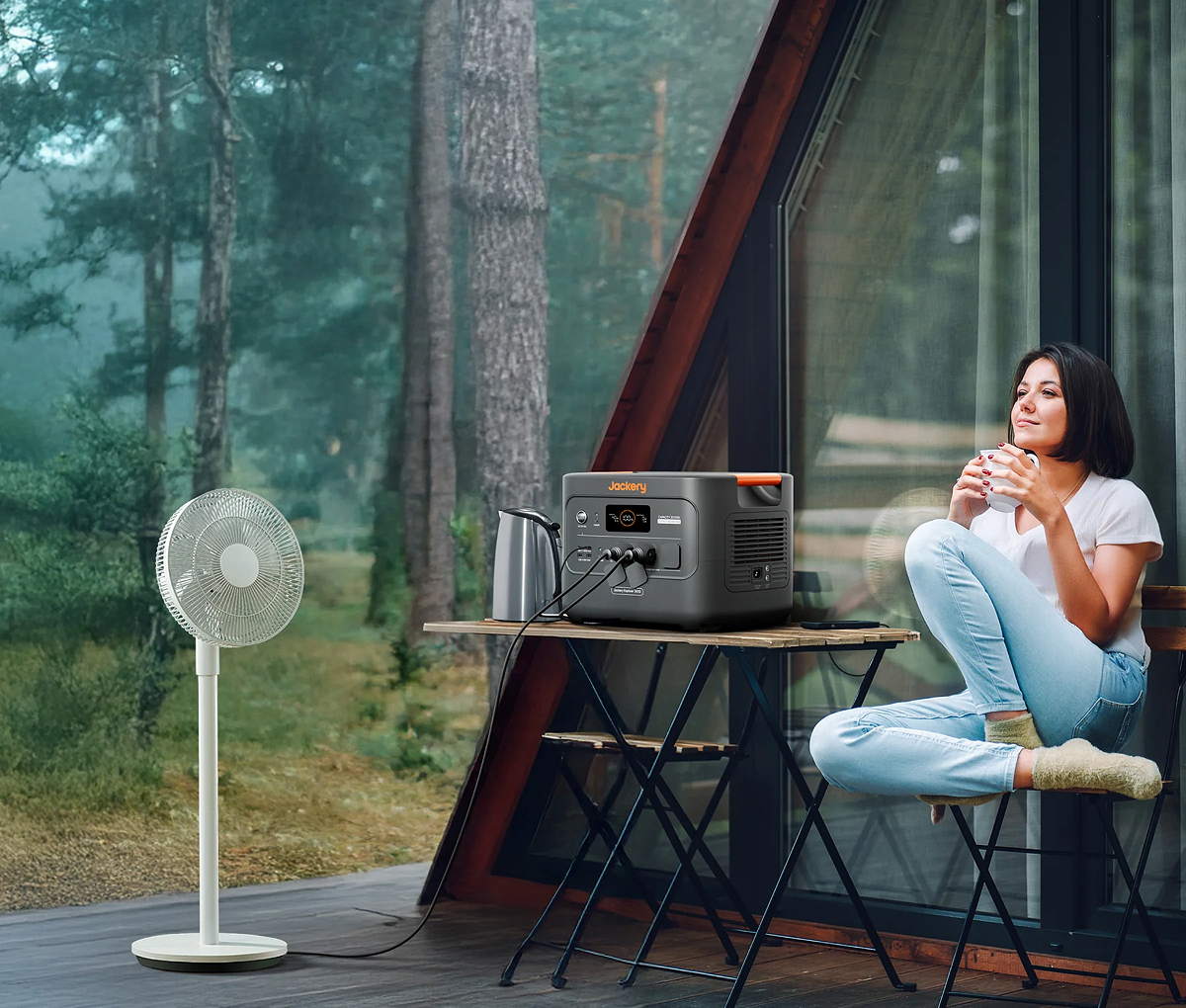 Feiertage ohne Stromausfall! Mit dem Solargenerator wird jede Party unvergesslich 1 solargenerator wald